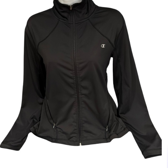 Champion Jersey logo zipper sweatshirt Sz M - Picture 12 of 12